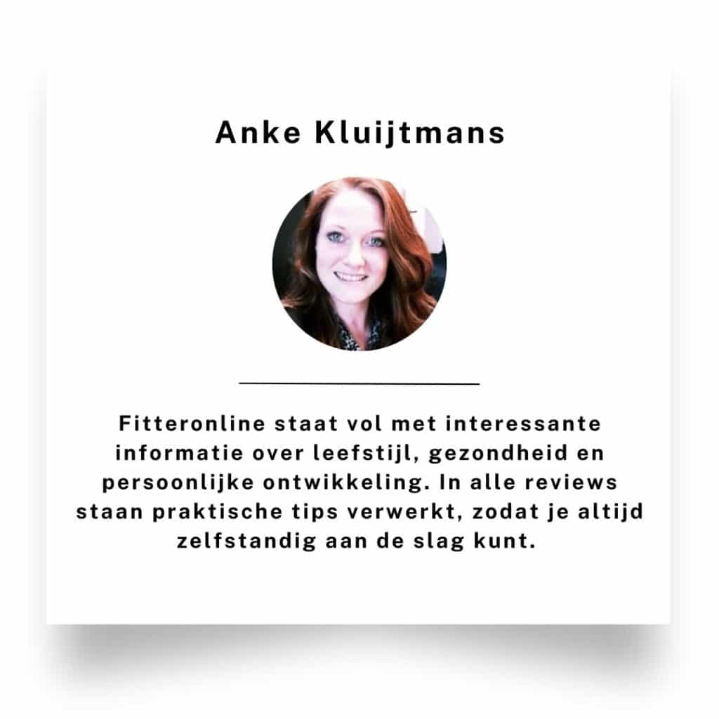 Anke Kluijtmans over Fitteronline